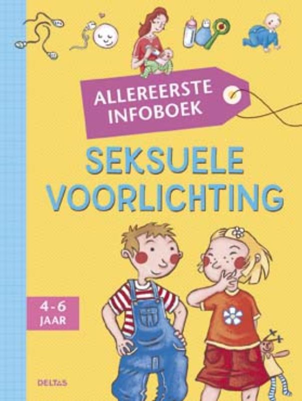 Omslag van Allereerste infoboek - Seksuele opvoeding (4-6 j.)