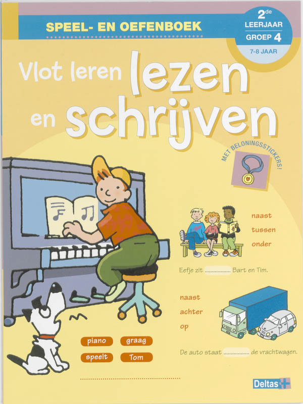 Omslag van Vlot leren lezen en schrijven (7-8 j.)