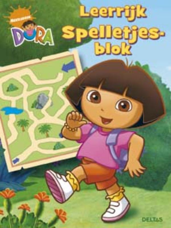 Omslag van Dora Leerrijk spelletjesblok