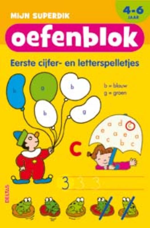 Omslag van Cijfer- en letterspelletjes (4-6)