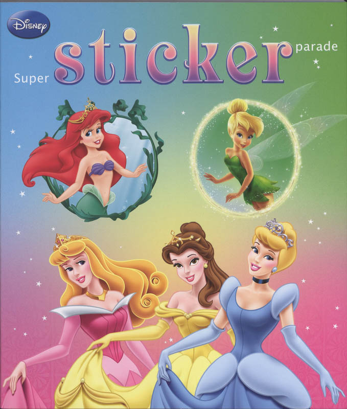 Omslag van Disney Stickerboek Prinses / Ariel / Tinkerbel