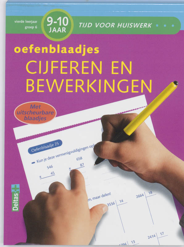 Omslag van Cijferen en bewerkingen 9-10 jr