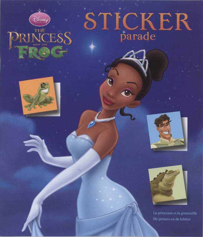 Omslag van The Princess and the Frog stickerparade
