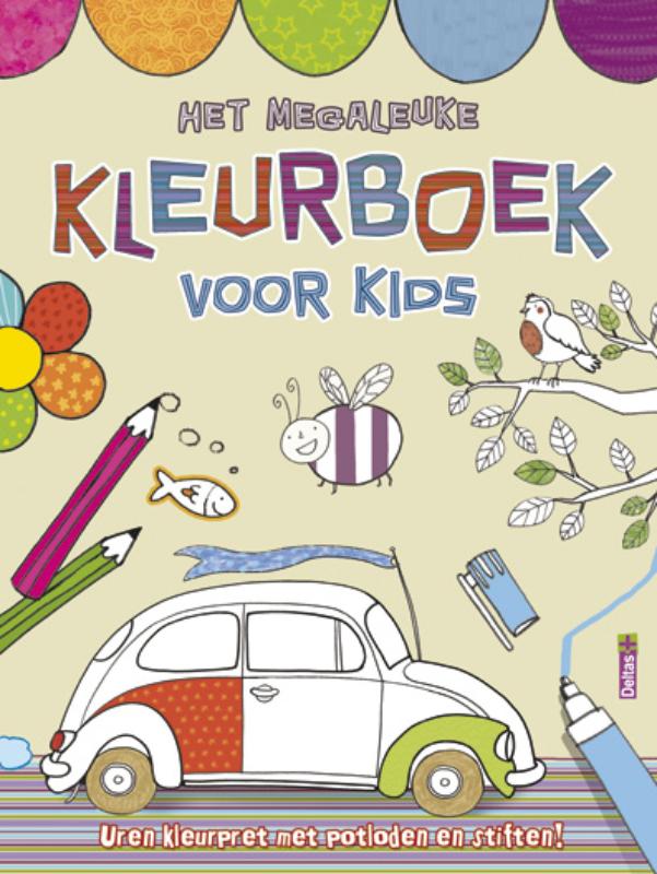Omslag van Het megaleuke kleurboek voor kids