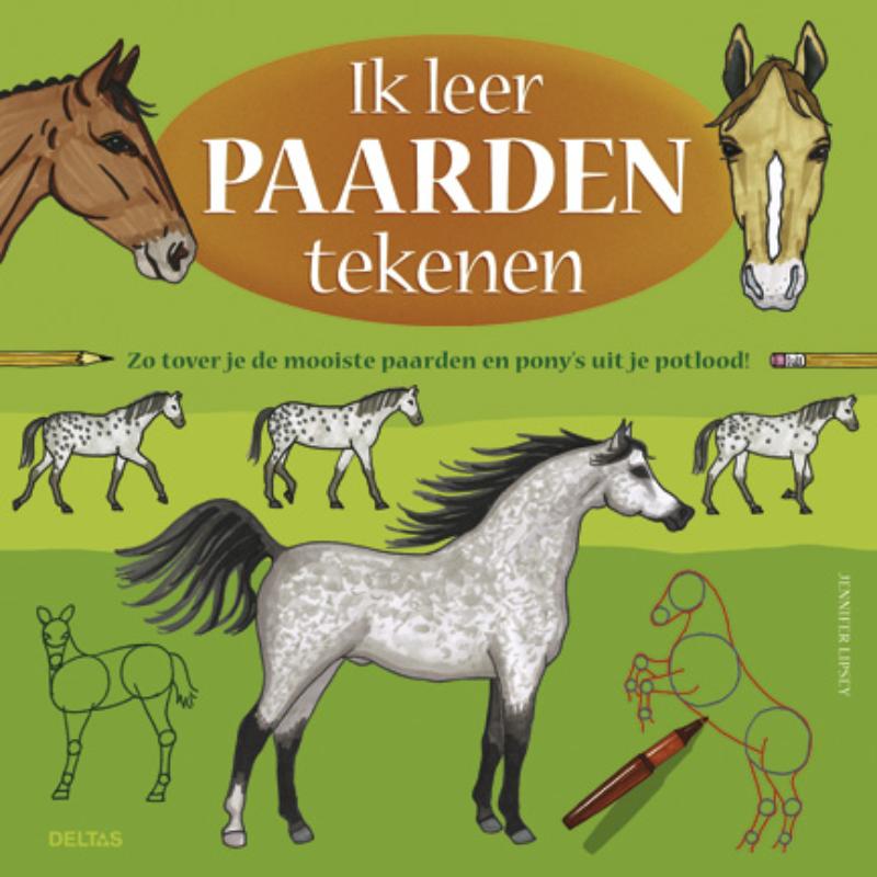 Omslag van Ik leer paarden tekenen