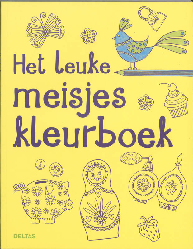 Omslag van Het leuke meisjeskleurboek
