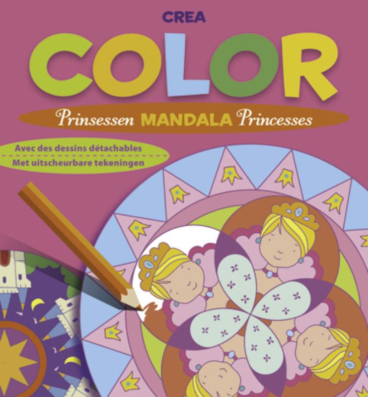 Omslag van Crea Color Prinsessen Mandala