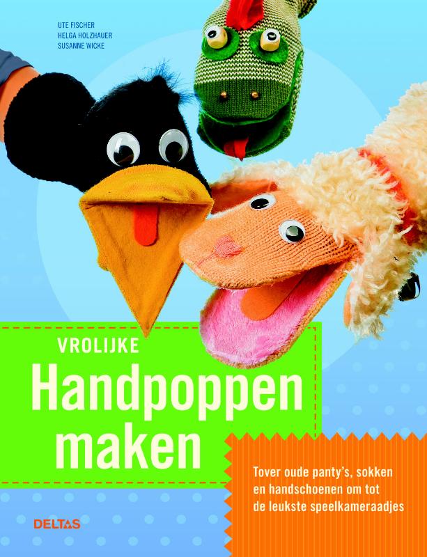 Omslag van Vrolijke handpoppen maken