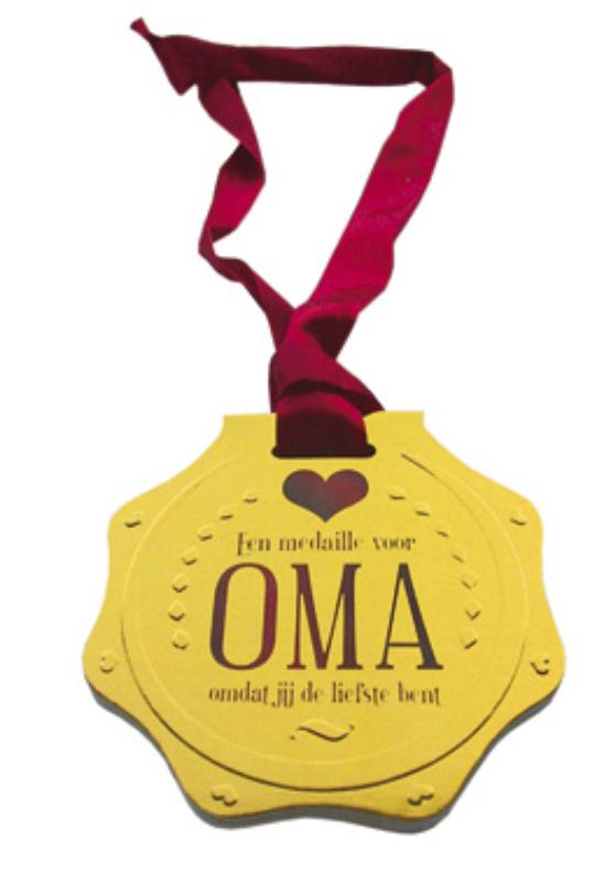 Omslag van Een medaille voor oma, omdat jij de liefste bent
