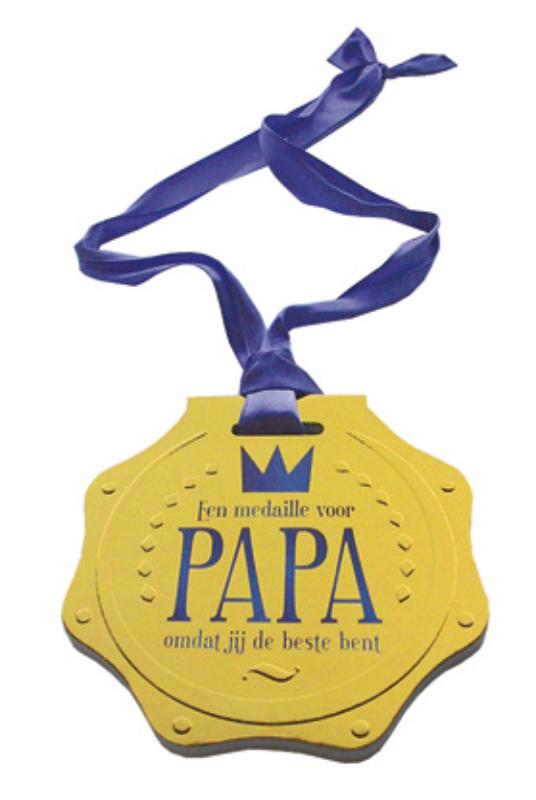 Omslag van Een medaille voor papa, omdat jij de beste bent