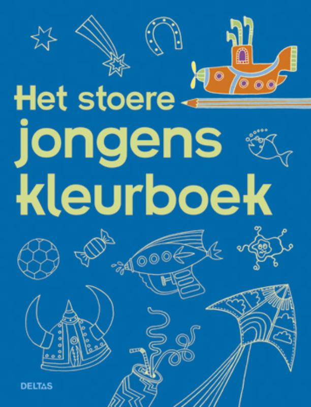 Omslag van Het stoere jongens kleurboek