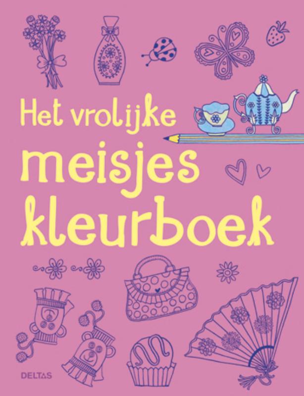 Omslag van Het vrolijke meisjes kleurboek