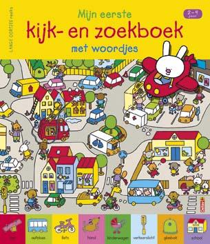 Omslag van Mijn eerste kijk- en zoekboek met woordjes (2-4 jr)