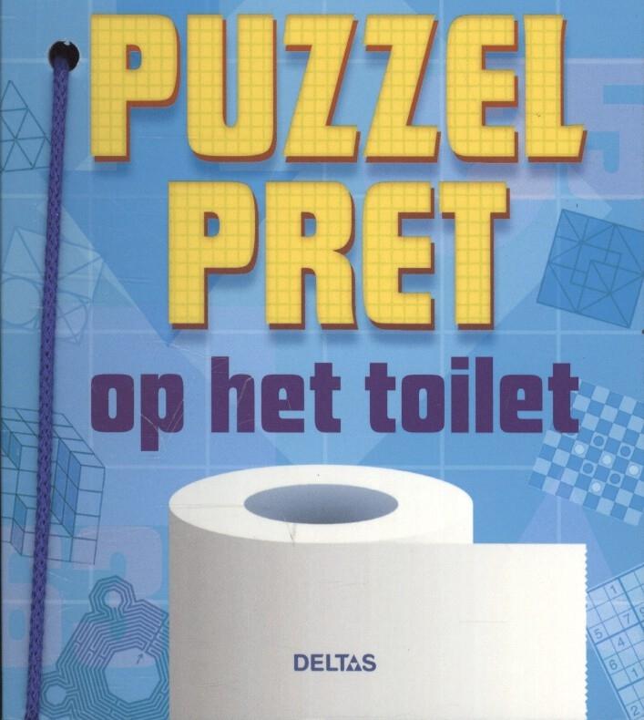 Omslag van Puzzelpret op het toilet