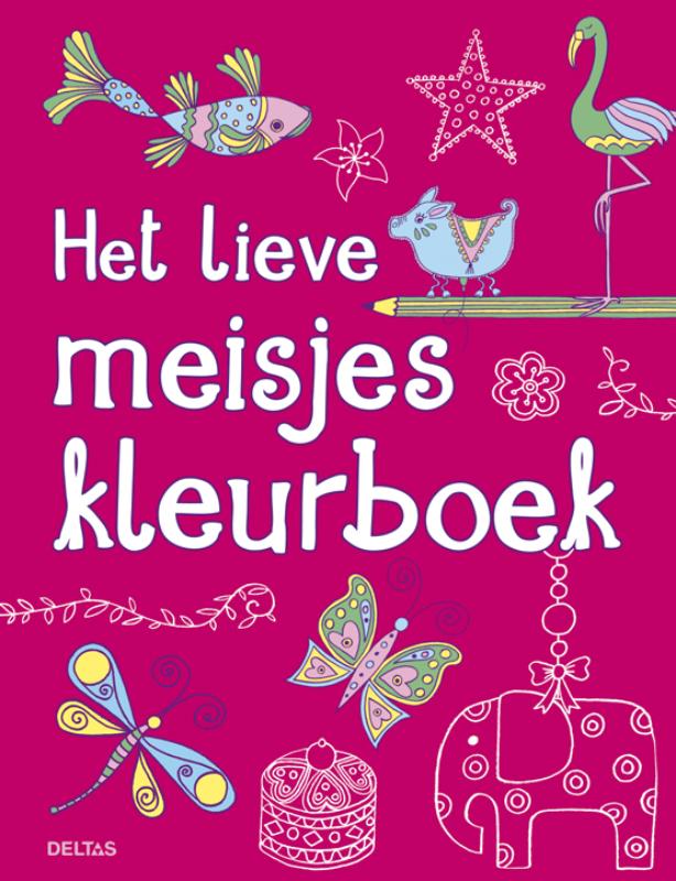 Omslag van Het lieve meisjes kleurboek