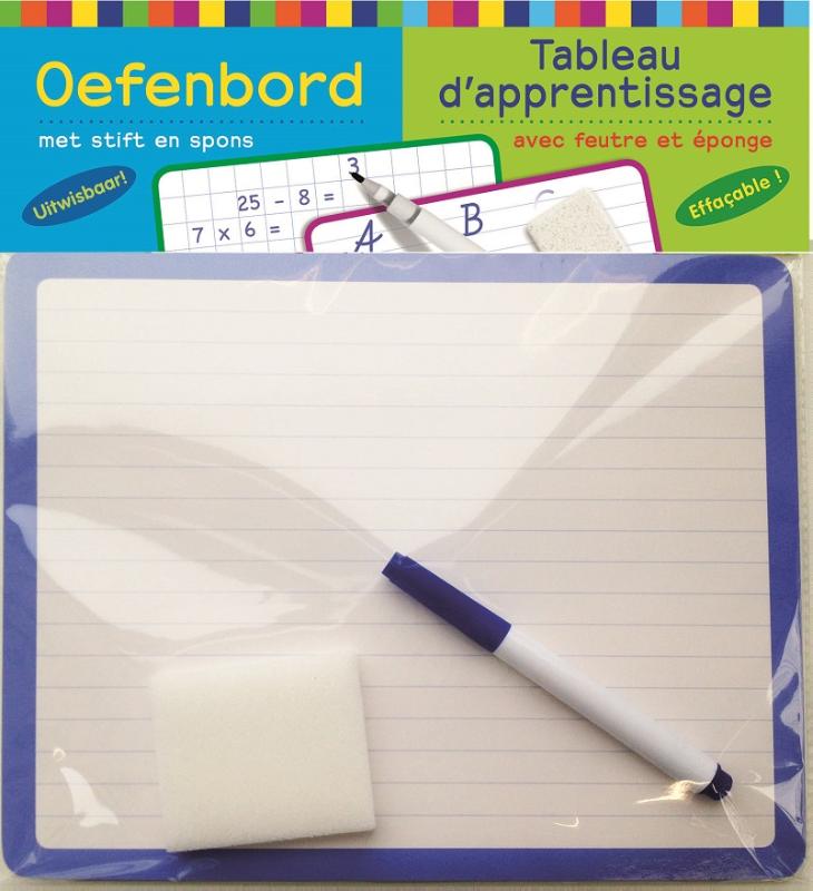 Omslag van Oefenbord met stift en spons