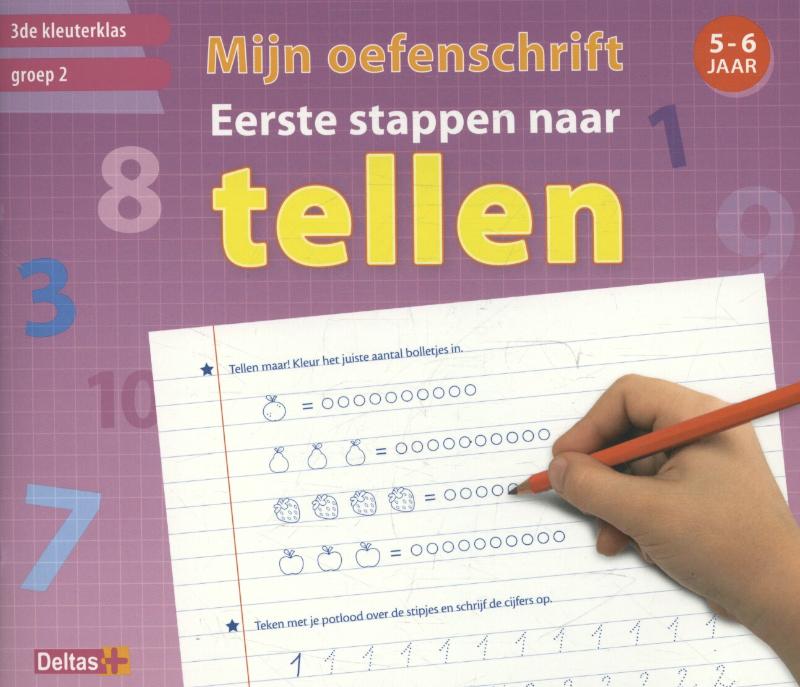 Omslag van Mijn oefenschrift eerste stappen naar tellen (5-6 j.)