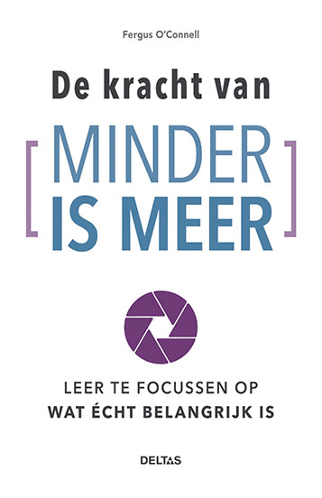 Omslag van De kracht van minder is meer