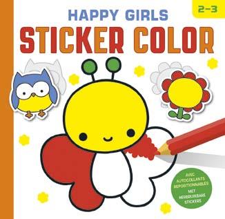 Omslag van Happy girls Sticker Color (2-3 j.)
