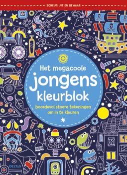 Omslag van Het megacoole jongens kleurblok