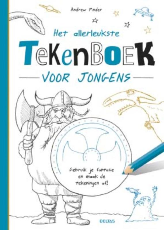 Omslag van Het allerleukste tekenboek voor jongens