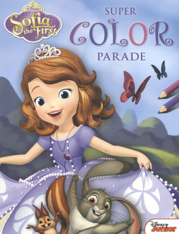 Omslag van Disney super color parade Sofia the first