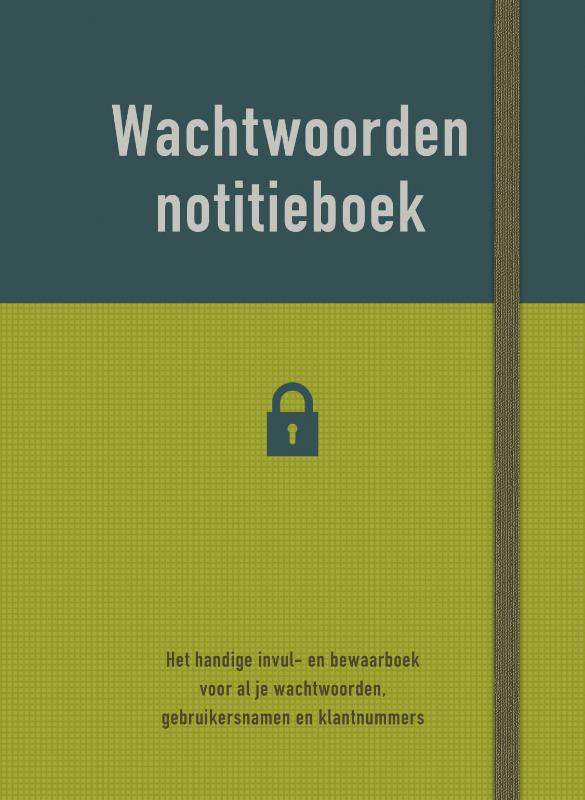Omslag van Wachtwoorden notitieboek