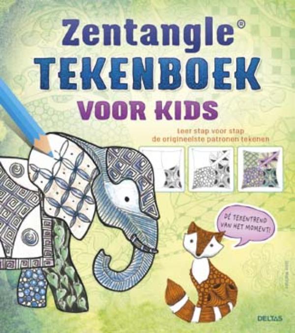Omslag van Zentangle tekenboek voor kids
