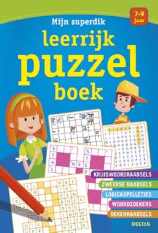 Omslag van Mijn superdik leerrijk puzzelboek