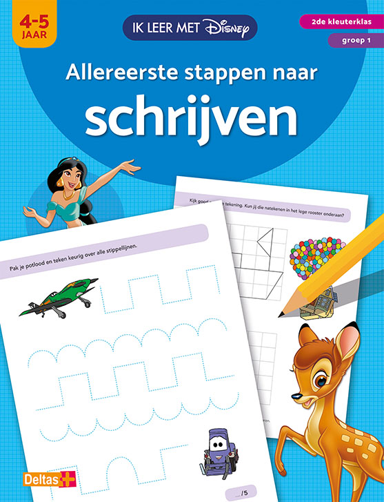 Omslag van Allereerste stappen naar schrijven (4-5 j.)