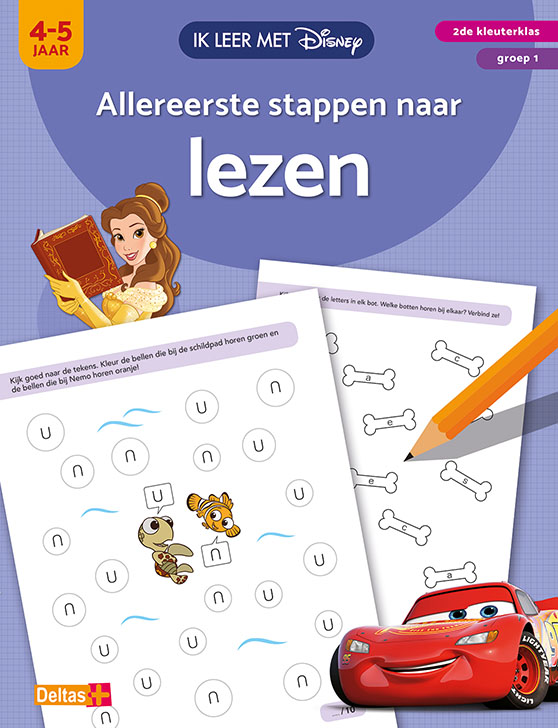 Omslag van Allereerste stappen naar lezen (4-5 j.)