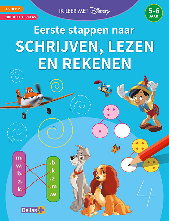 Omslag van Eerste stappen naar schrijven, lezen en rekenen (5-6 j.)