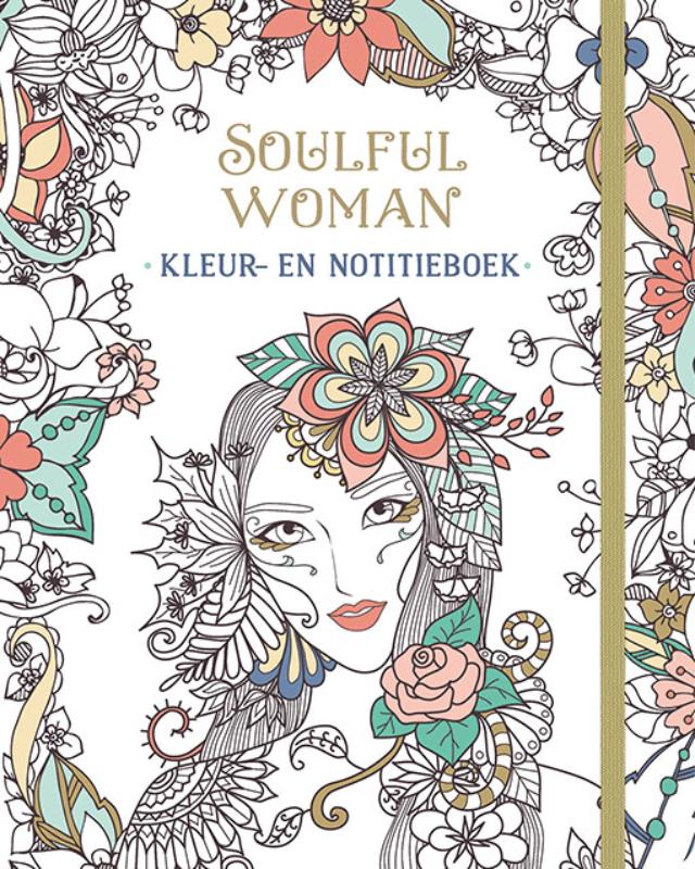 Omslag van Soulful woman kleur- en notitieboek