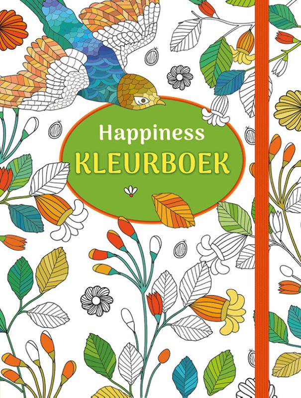 Omslag van Happiness kleurboek