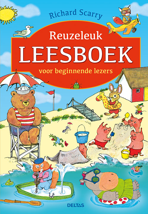 Omslag van Reuzeleuk leesboek voor beginnende lezers