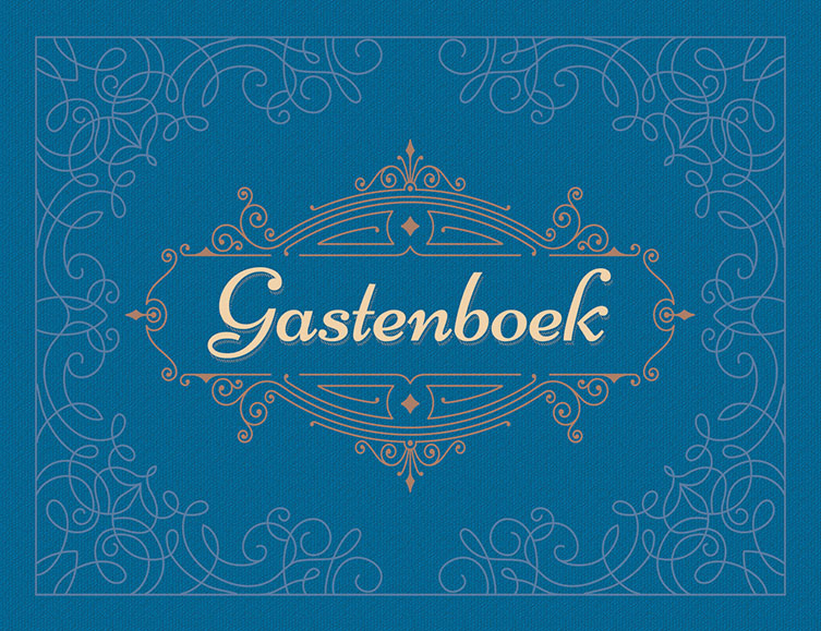Omslag van Gastenboek (blauw)