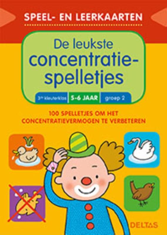 Omslag van Speel- en leerkaarten - De leukste concentratiespelletjes (5-6 j.)
