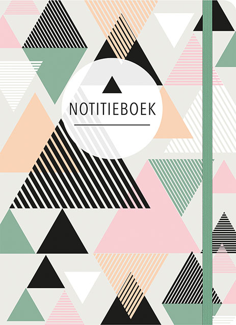 Omslag van Notitieboek (groot) - Triangles