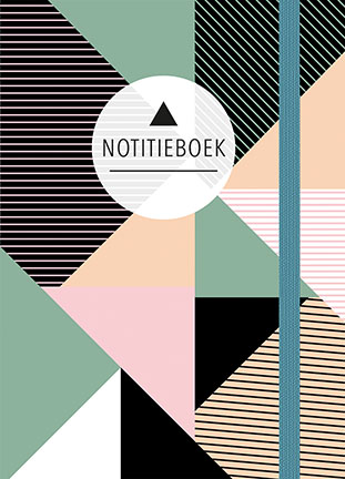 Omslag van Notitieboek (klein) - Triangles
