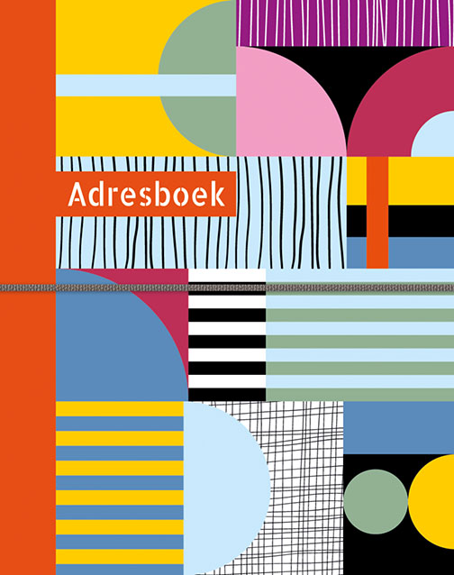 Omslag van Adresboek - Multicolor