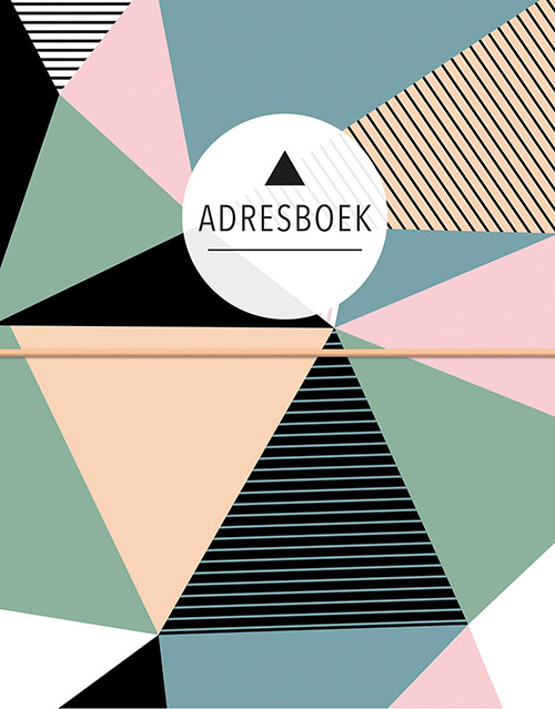 Omslag van Adresboek (groot) - Triangles