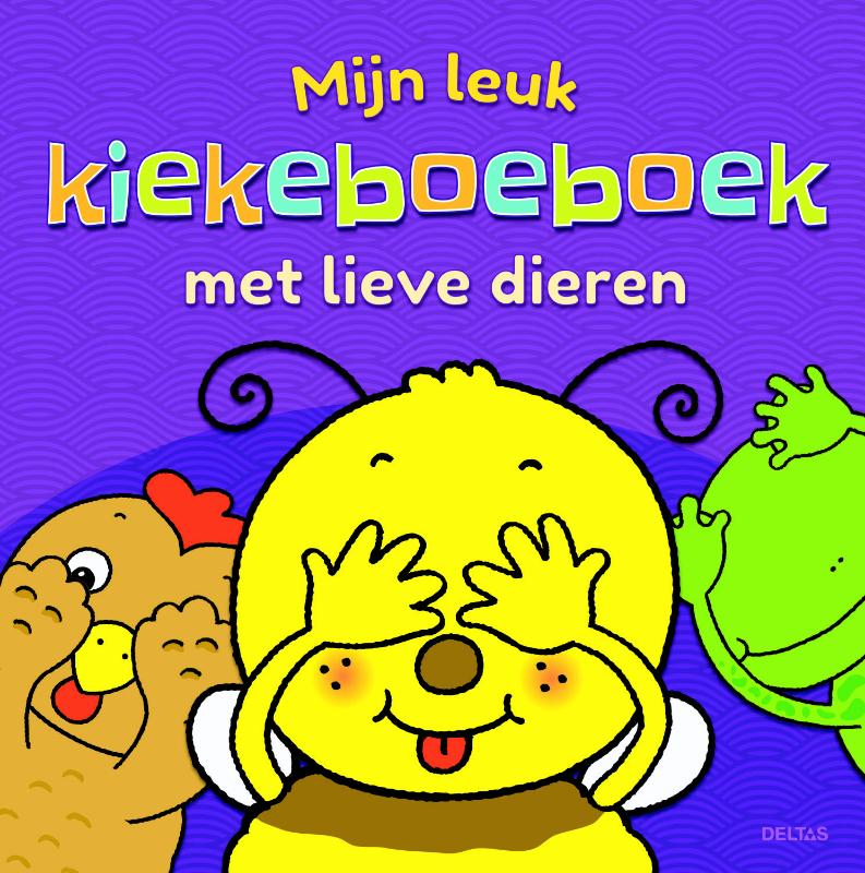 Omslag van Mijn leuk kiekeboeboek met lieve dieren
