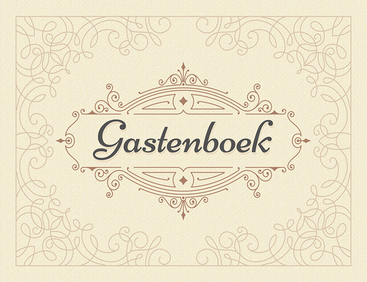 Omslag van Gastenboek (beige)