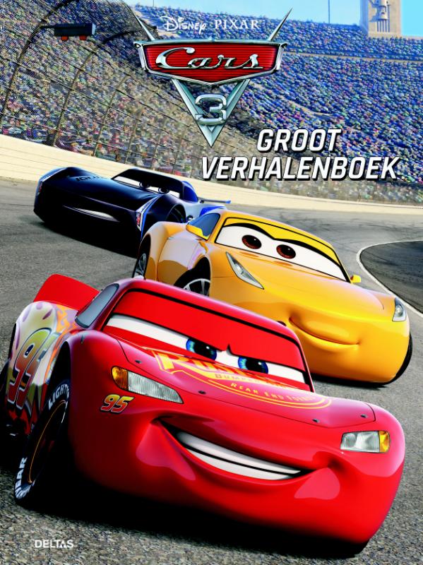 Omslag van Disney groot verhalenboek Cars 3