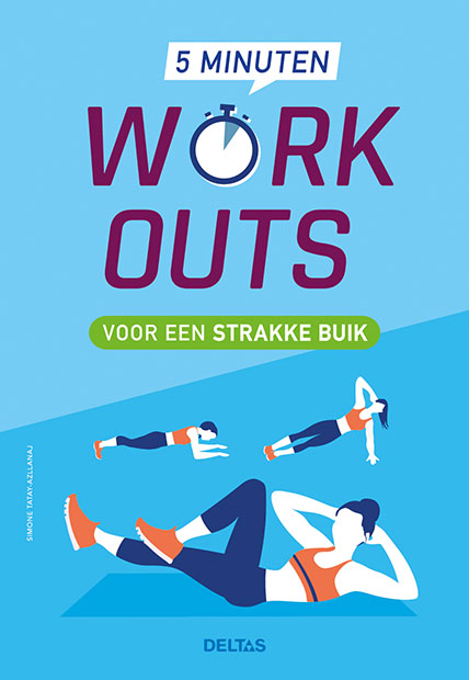 Omslag van 5 minuten work-outs voor een strakke buik
