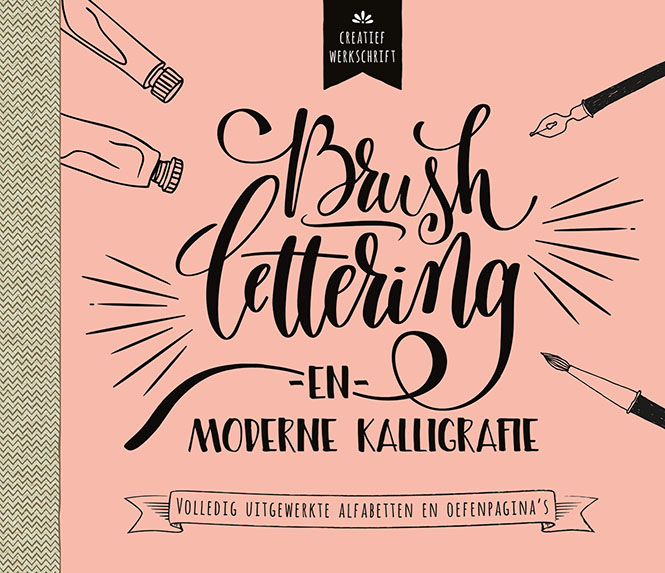Omslag van Brushlettering en moderne kalligrafie