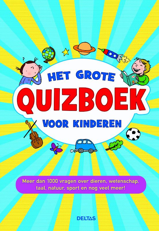 Omslag van Het grote quizboek voor kinderen