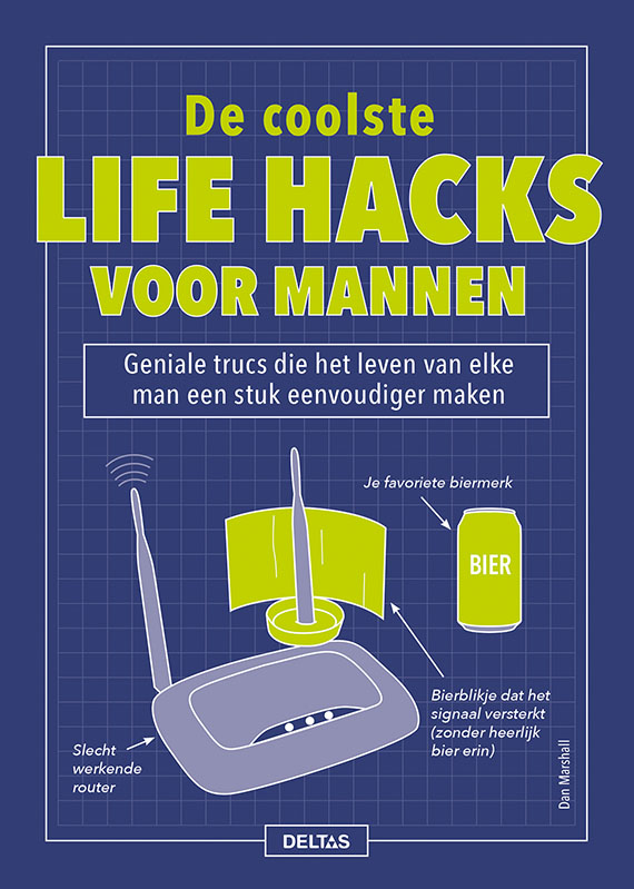 Omslag van De coolste lifehacks voor mannen