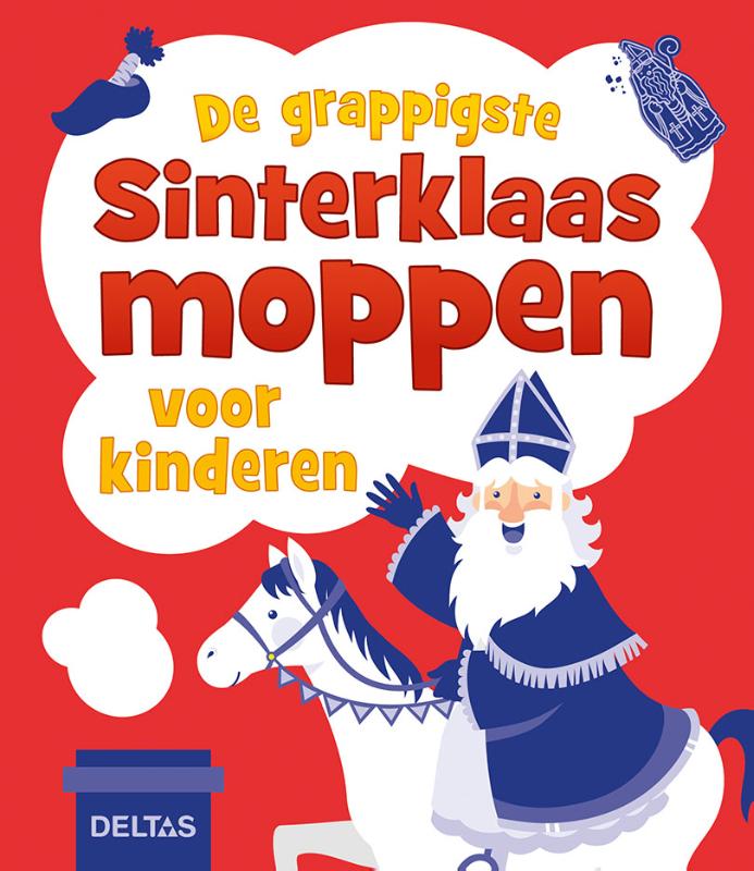 Omslag van De grappigste Sinterklaasmoppen voor kinderen