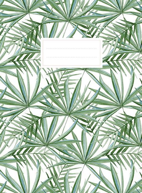 Omslag van Leaves schrift (lijnen) / Leaves cahier (ligné)